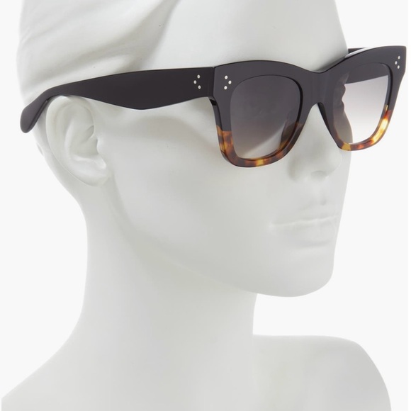 Celine 50mm Gradient Small Cat Eye Sunglasses - Picture 3 of 16